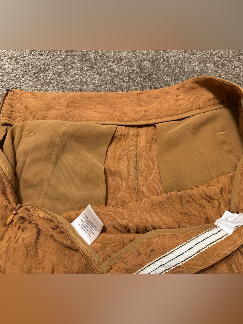 Anthropologie ett:twa Aubade Jacquard Tapered Tie-Waist Pants - Size 2 - Picture 9 of 12